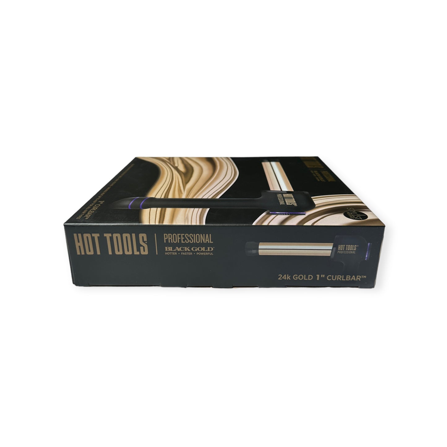 24K Pro Artist Gold Curl Bar -1"
